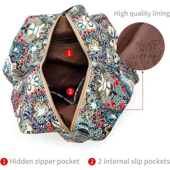 Women Blue Polyester Light and Small Bohemia Style Casual Backpack main image 11